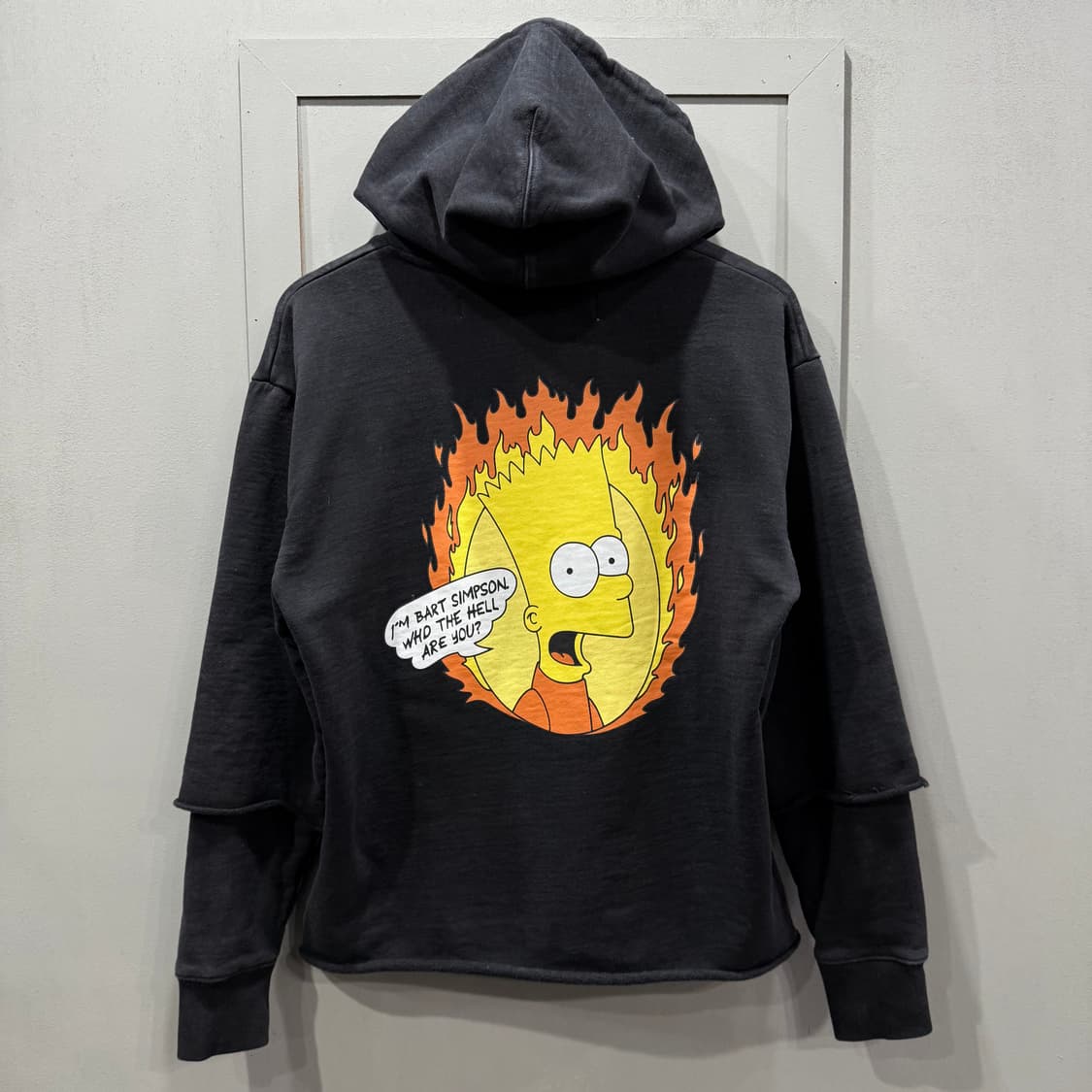 S 오프화이트 Off-White 바트 심슨 후드 티셔츠 상품이미지1