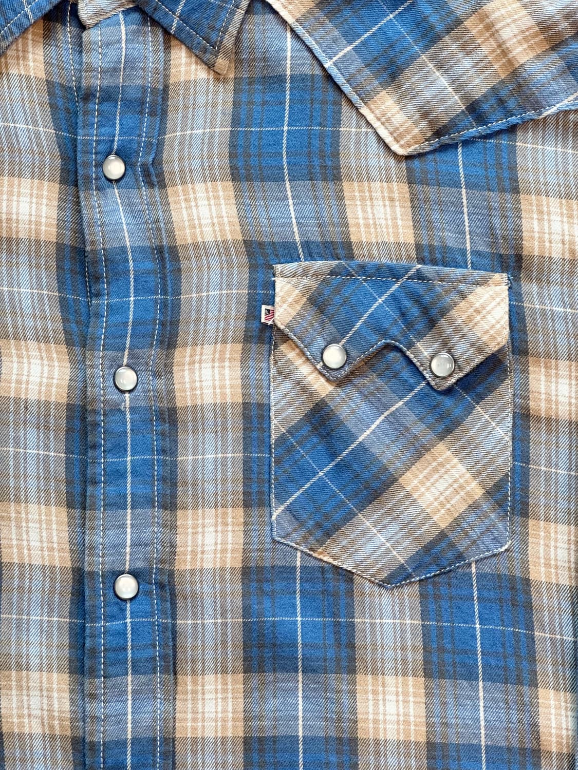 폴로진스 Polo Jeans Co. 90‘s~00's 웨스턴 체크셔츠 상품이미지3