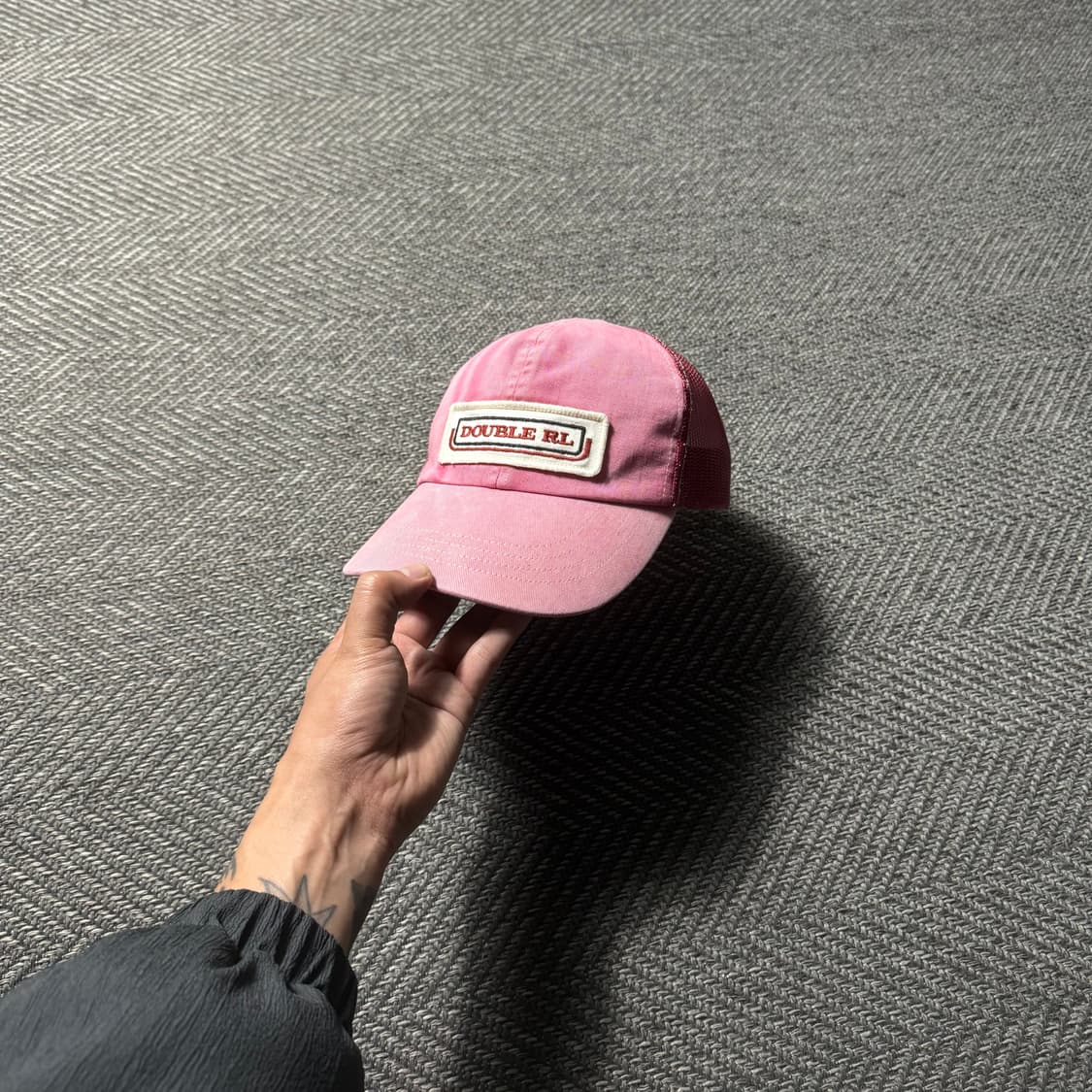폴로 RRL 더블알엘 패치 트윌 페이디드 트러커캡 상품이미지2