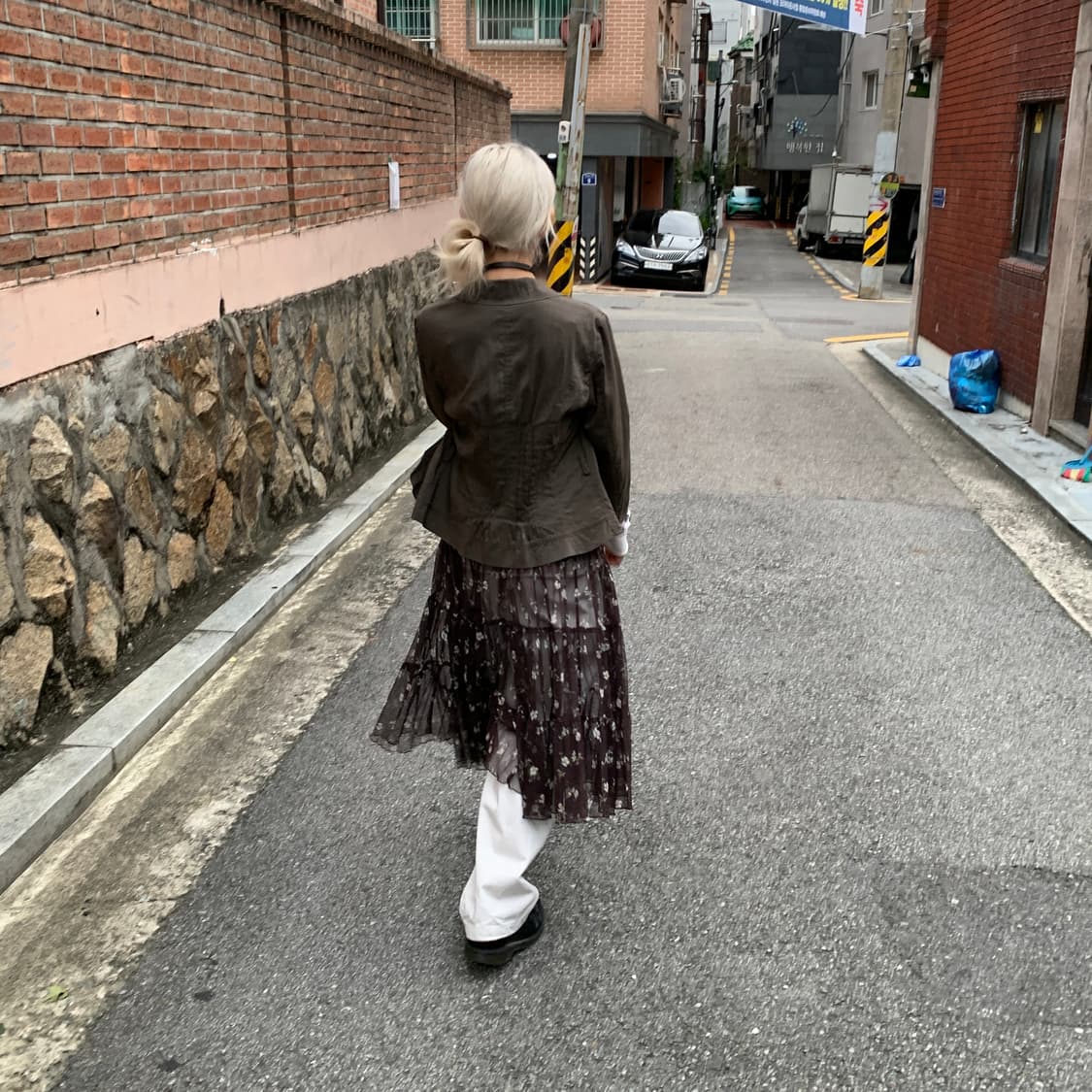 아네스베 시스루 스커트 상품이미지6