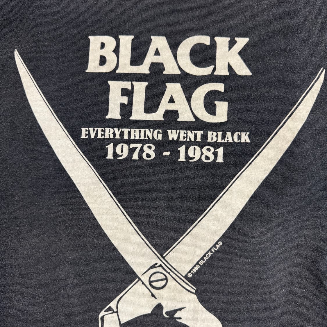 빈티지 Black Flag 블랙 플래그 밴드 티셔츠 상품이미지4