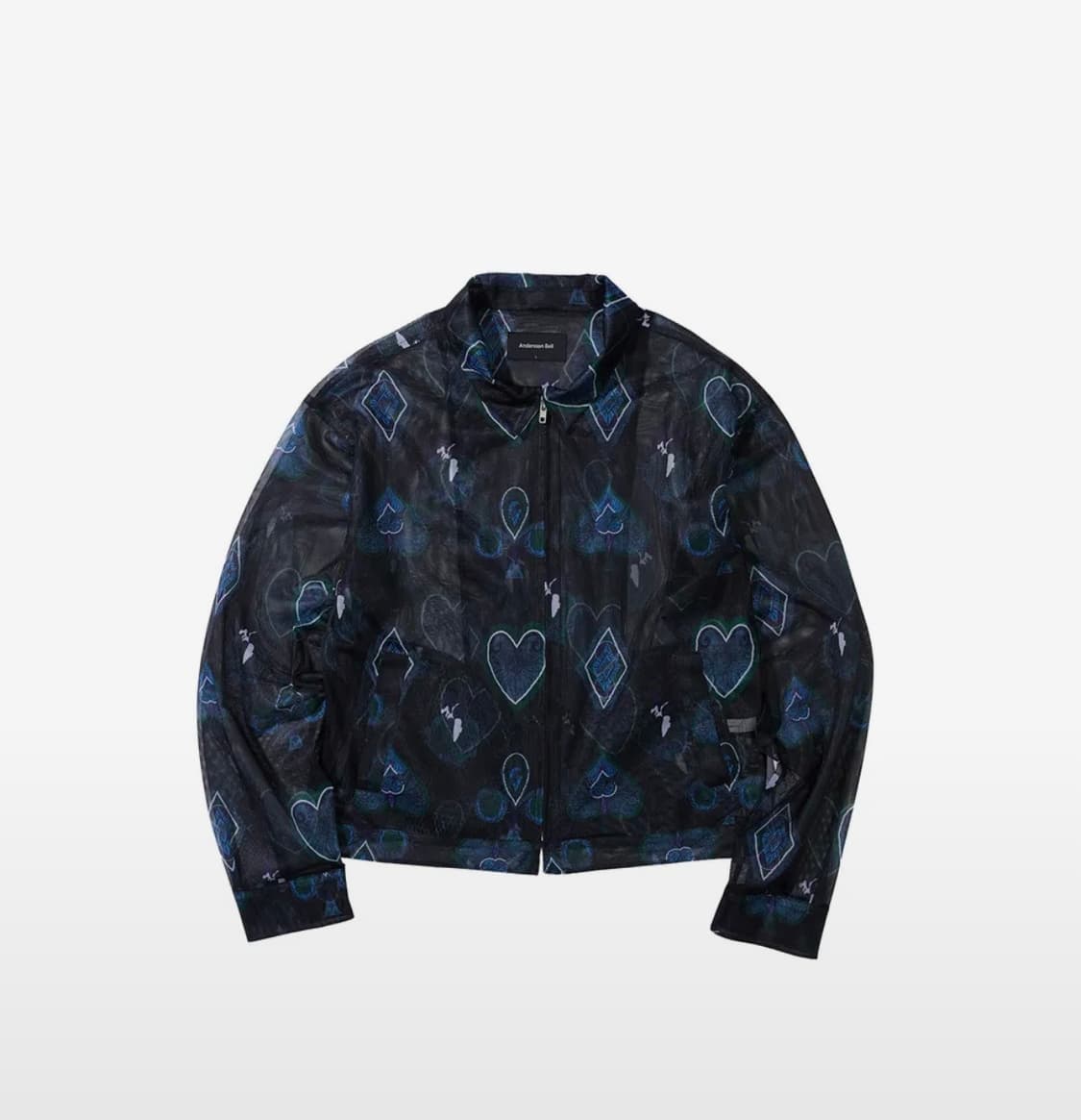 쉬어 매쉬 집업 자켓  상품이미지2