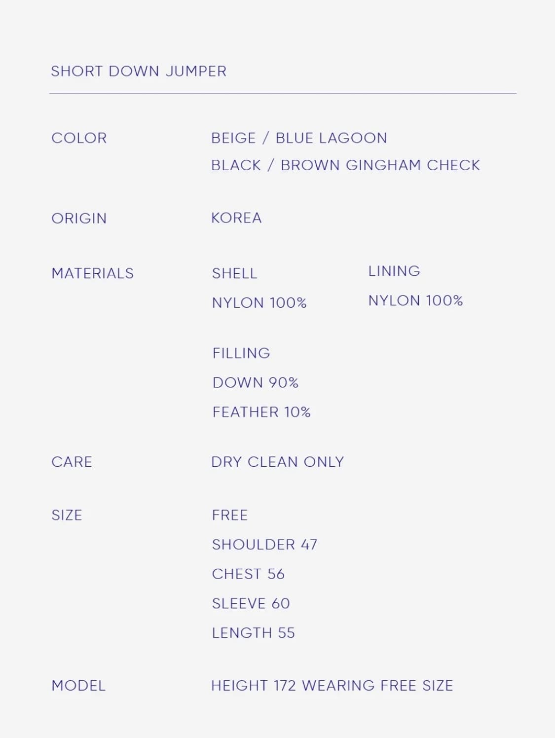 theme 띰 숏 다운 패딩 상품이미지7