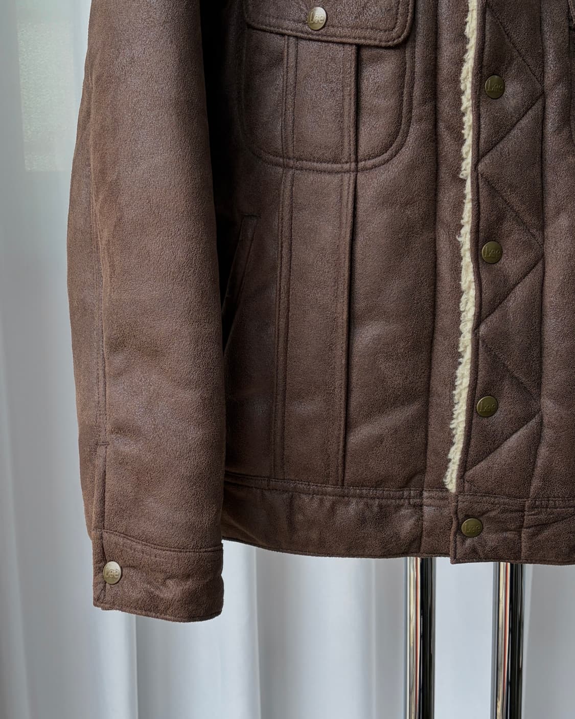 [M]Lee 스톰라이더 스웨이드 쉐르파 자켓 상품이미지7