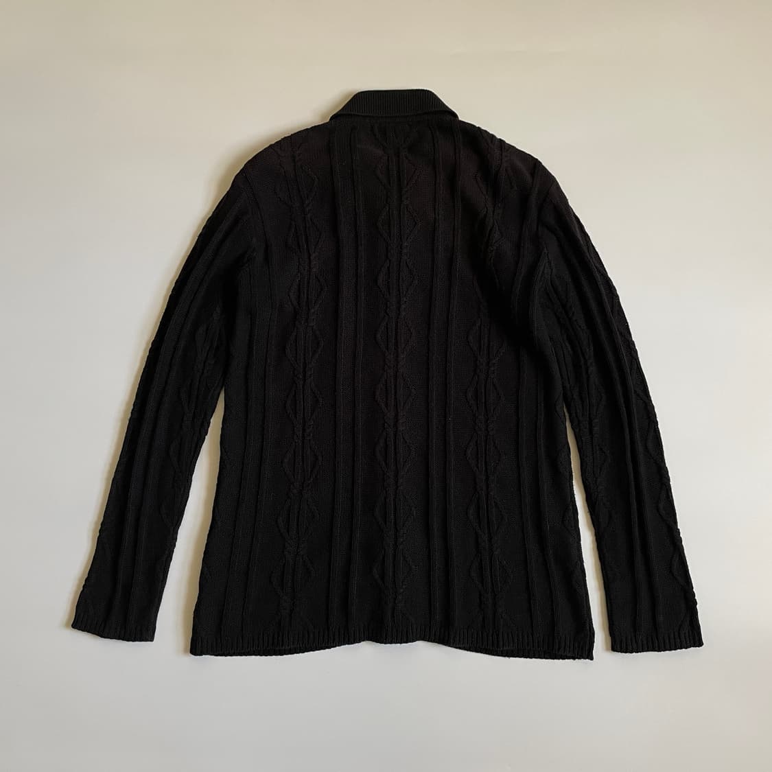 요지 야마모토 가디건 블랙 OS 상품이미지3