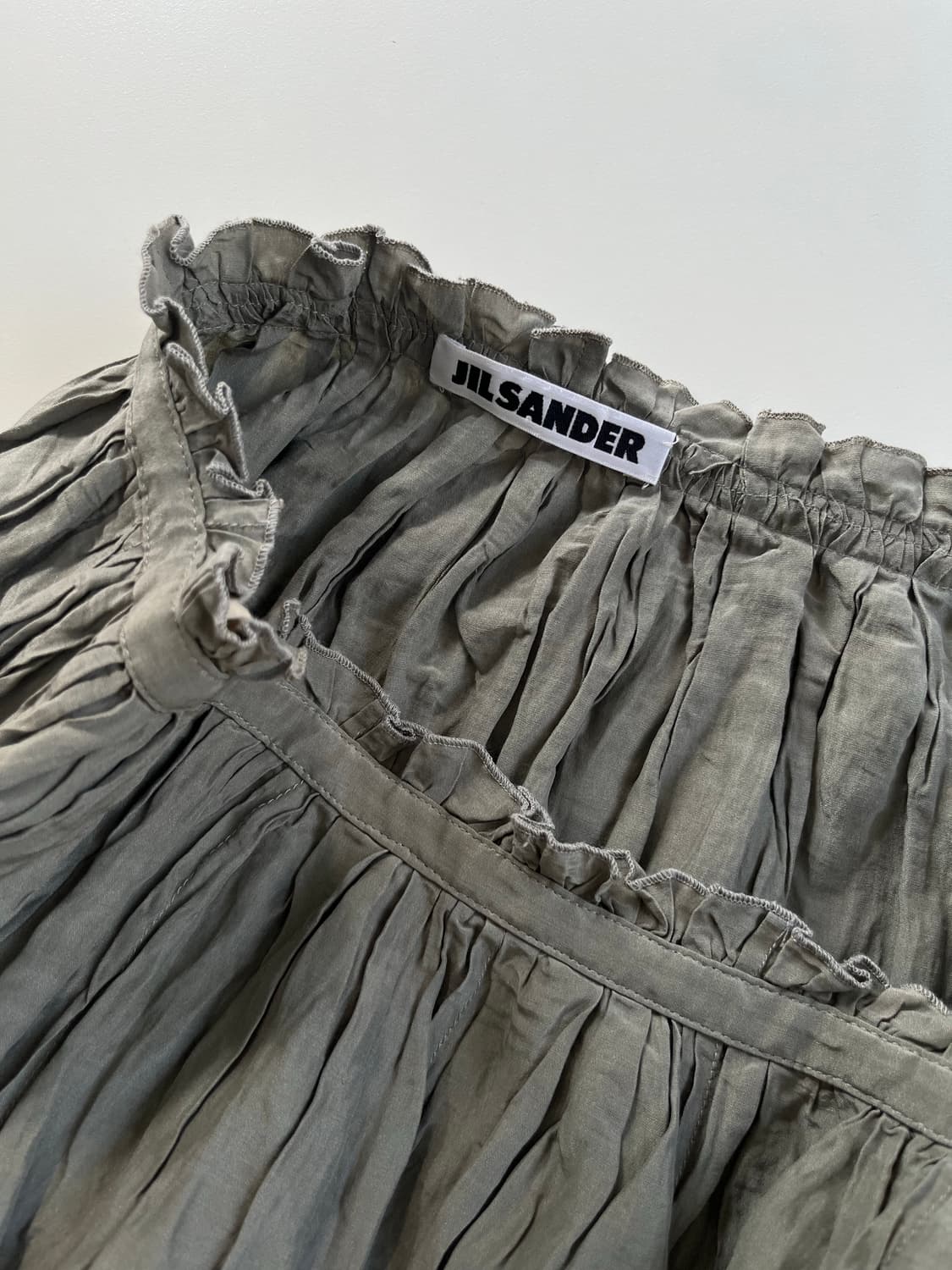 silk wrinkled skirt 상품이미지5