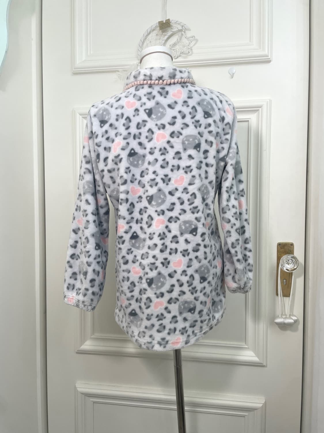 gray leopard pink heart cat point homewe 상품이미지3