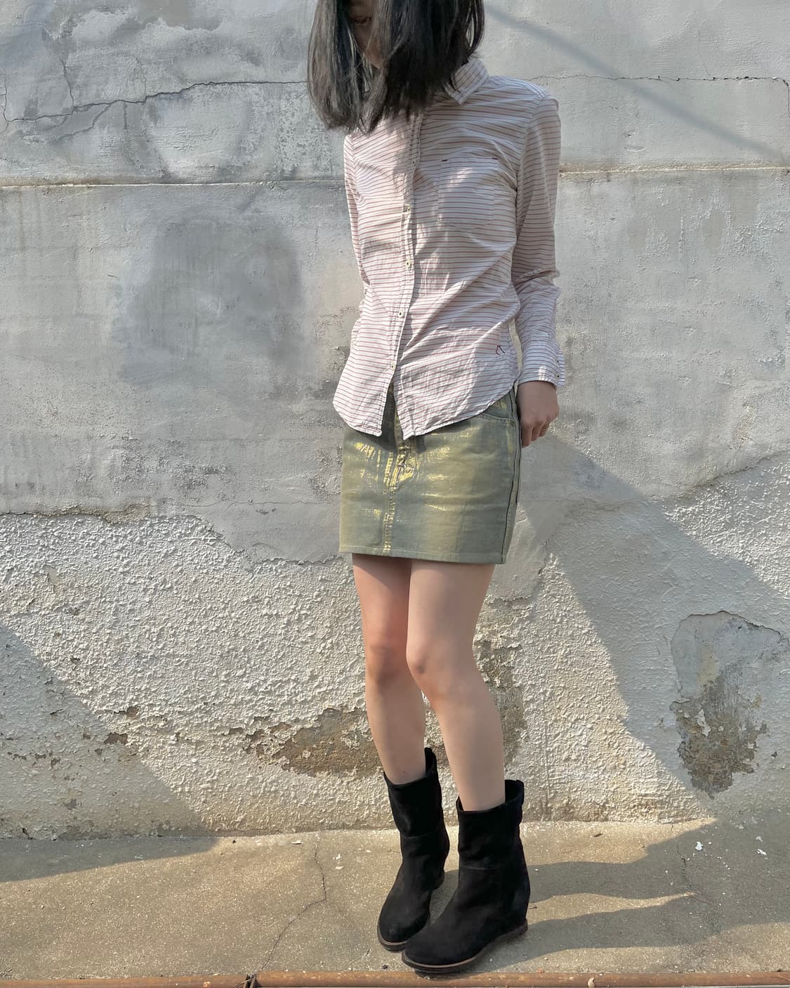 히스테릭 글래머 데님 미니 스커트  상품이미지5