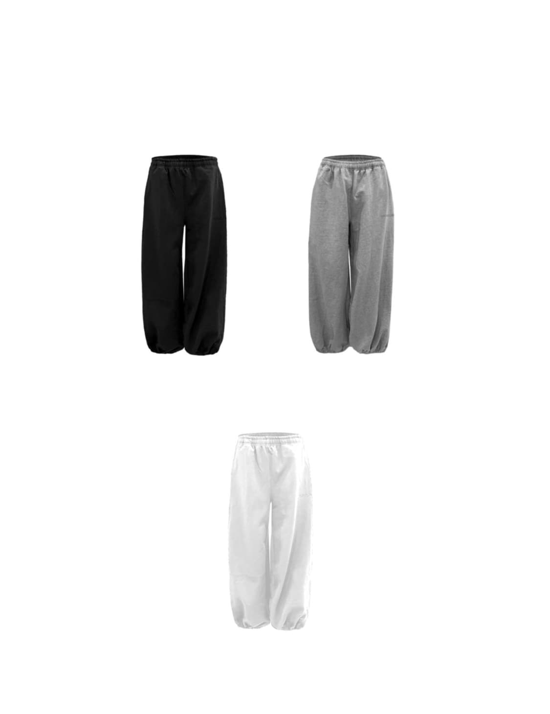 odor 오도어 Molly wide jogger (black) 상품이미지3