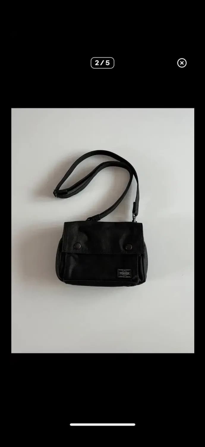 요시다포터POTER  스모키 2WAY 크로스백 블랙 상품이미지1