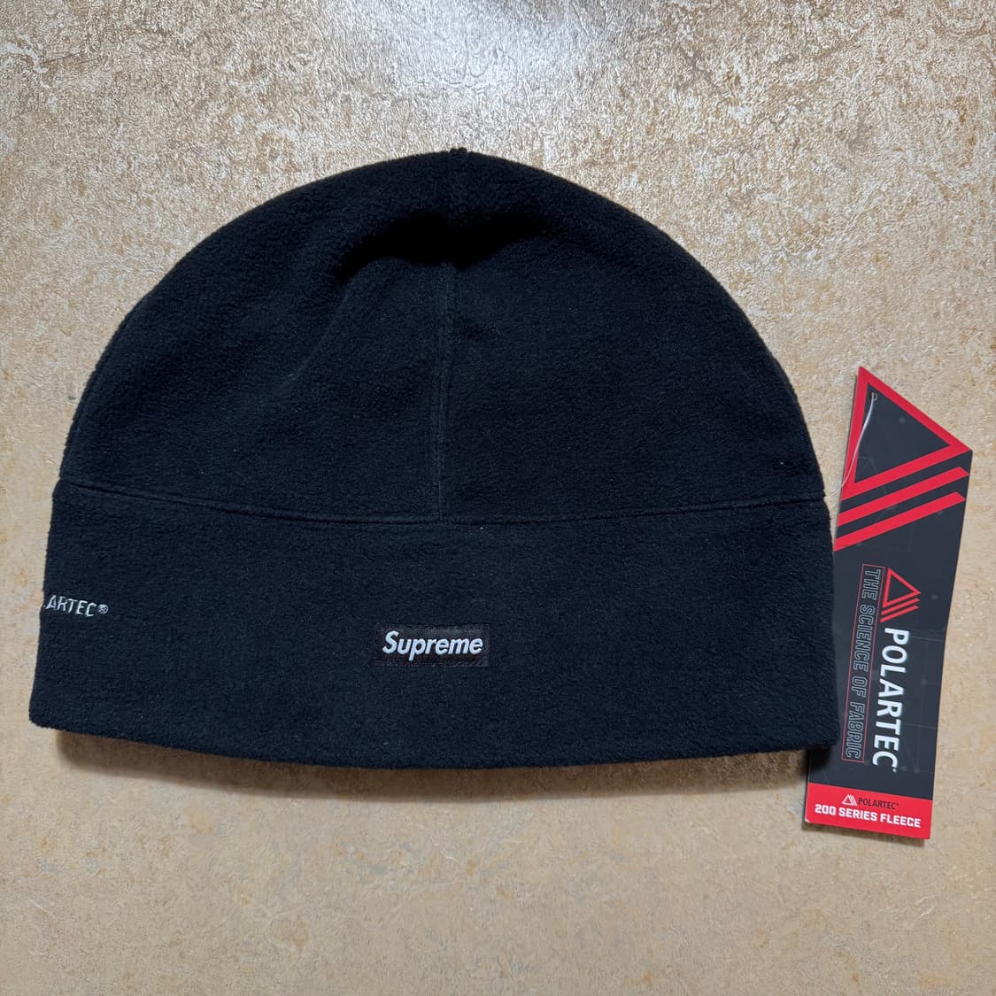 슈프림 폴라텍 비니 블랙 상품이미지1