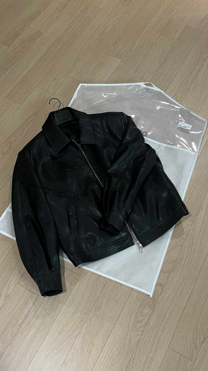 드로우핏 레더 블루종 상품이미지1