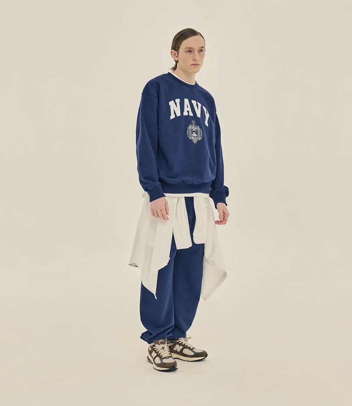 유니폼브릿지 US NAVY 맨투맨 스웻셔츠 네이비 M 상품이미지3