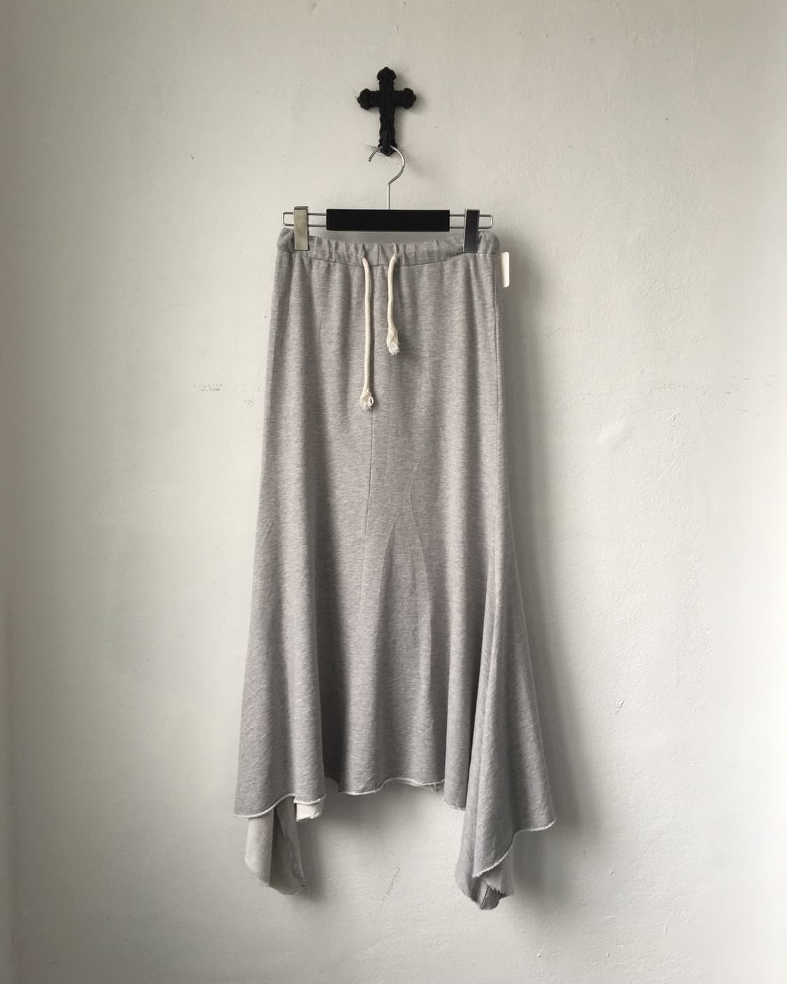 Unbalanced sweat skirt 상품이미지1