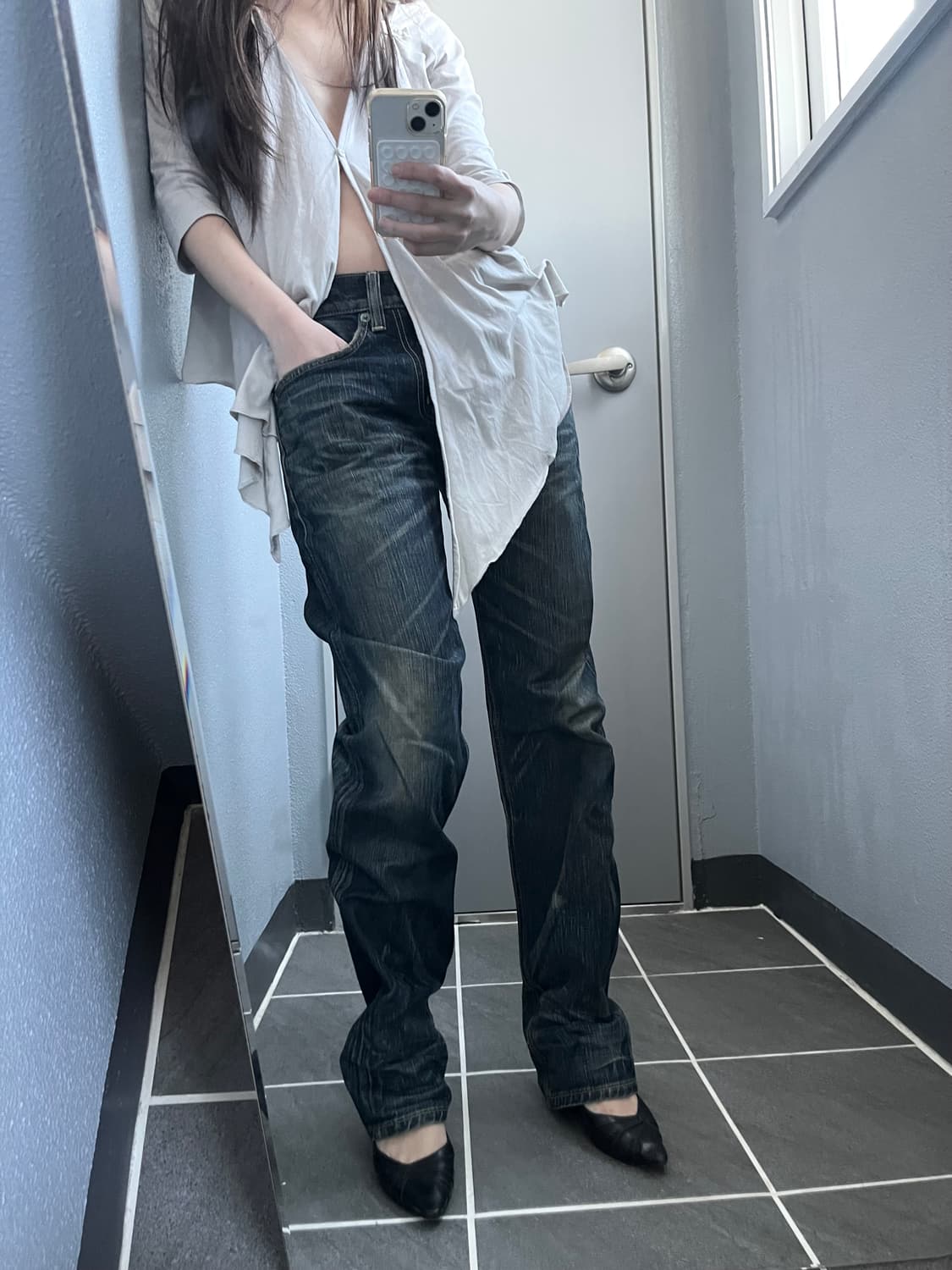 에드윈 503 slim 데님 상품이미지7