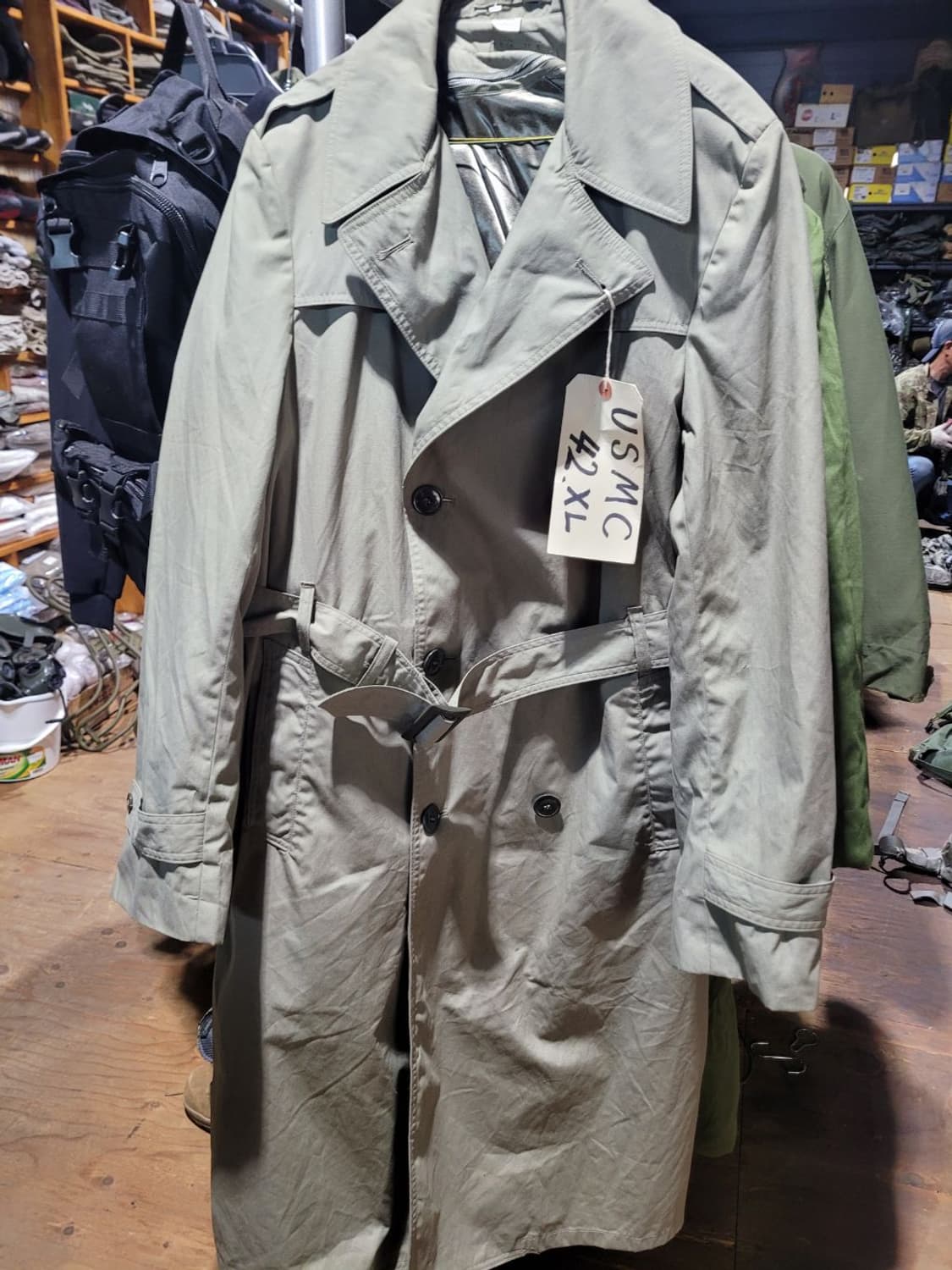 미 해병 트렌치 코트 상품이미지1