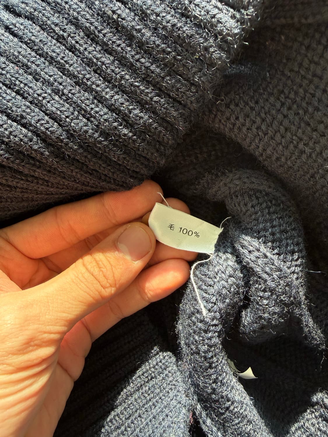 네이비 버튼 가디건 상품이미지4