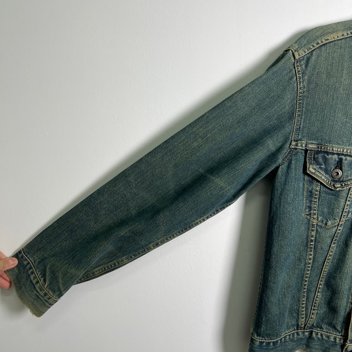 Edwin 에드윈 빈티지 데님 트러커 자켓 M 상품이미지7