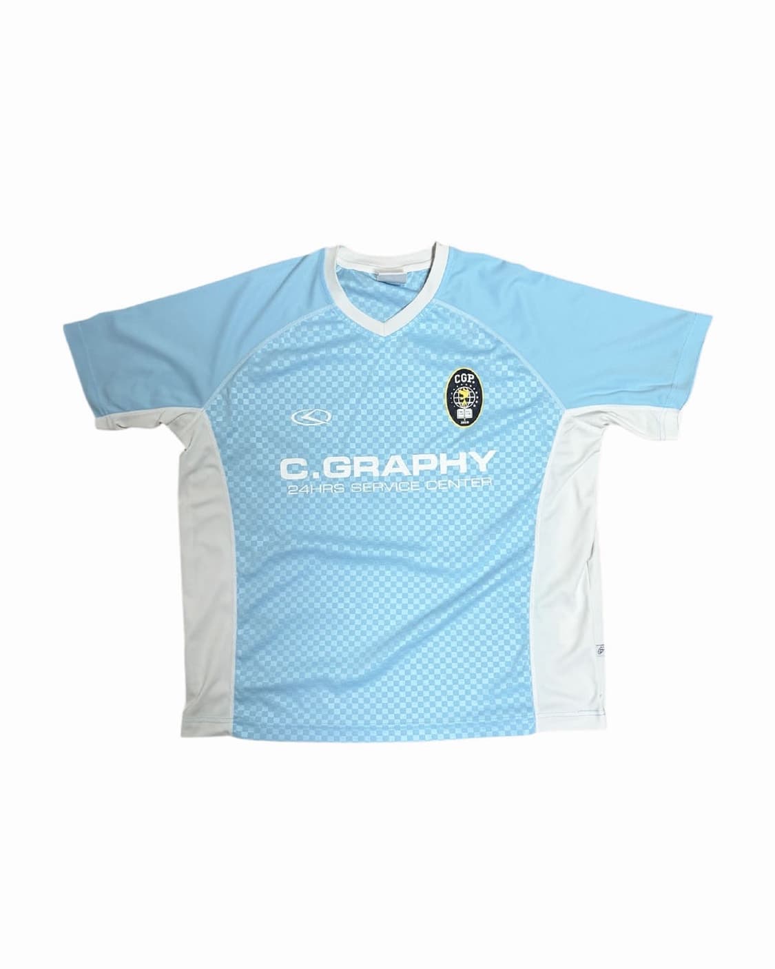 코드그라피 24H 스포츠 반팔 져지 티셔츠_스카이블루 상품이미지1