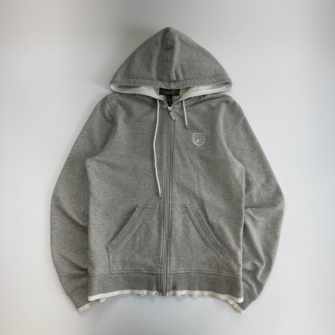 Polo 폴로 그레이 후드집업 상품이미지3