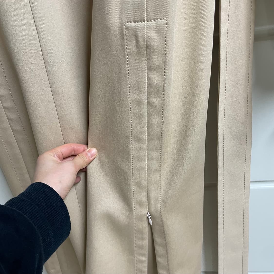 아크리스 실크 코튼 트렌치코트 상품이미지8