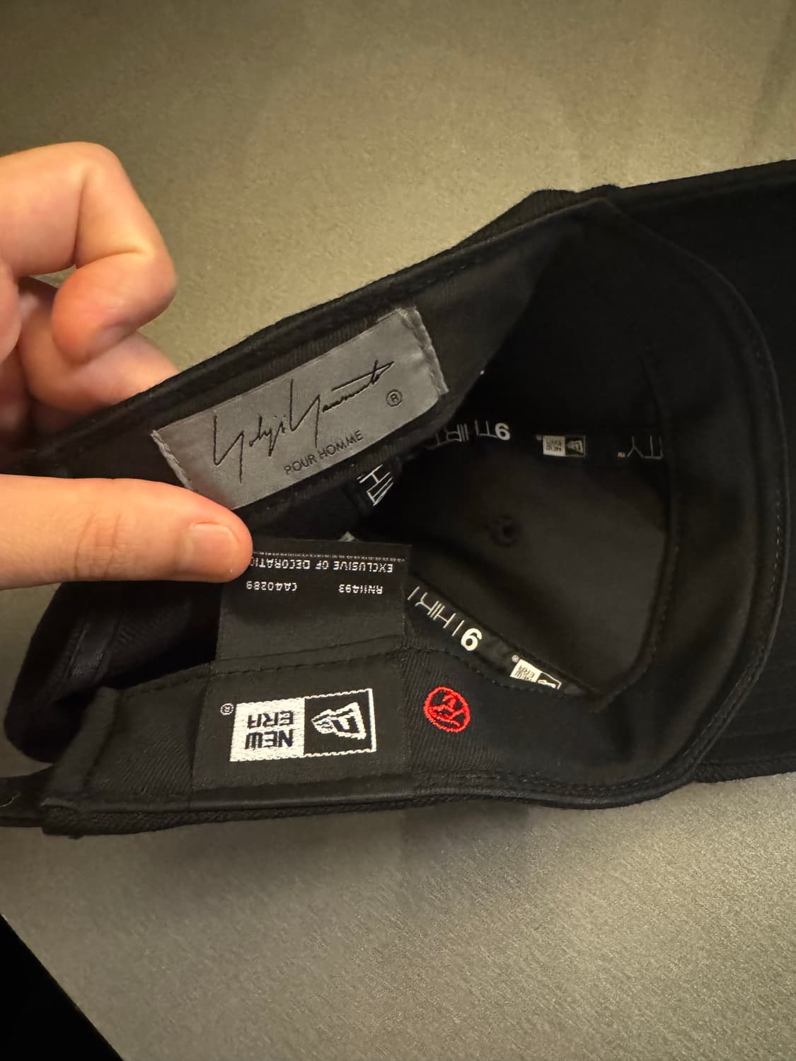 요지야마모토 뿌르옴므 뉴에라 볼캡 상품이미지4