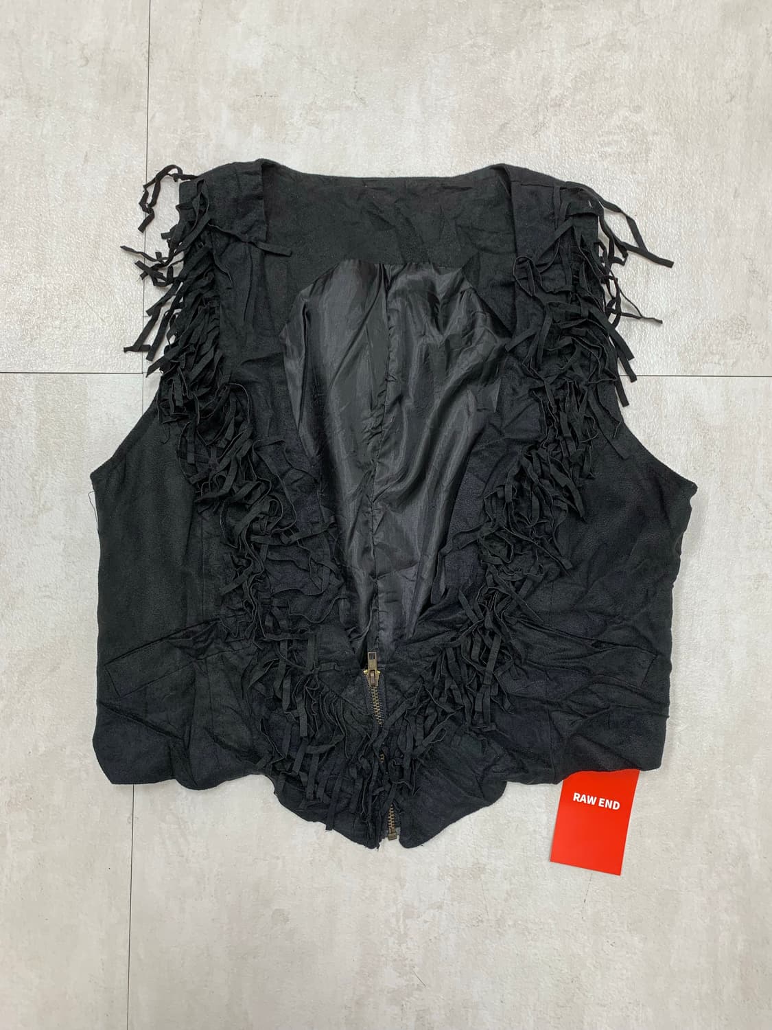 블랙 스웨이드 웨스턴 베스트 #512 상품이미지1