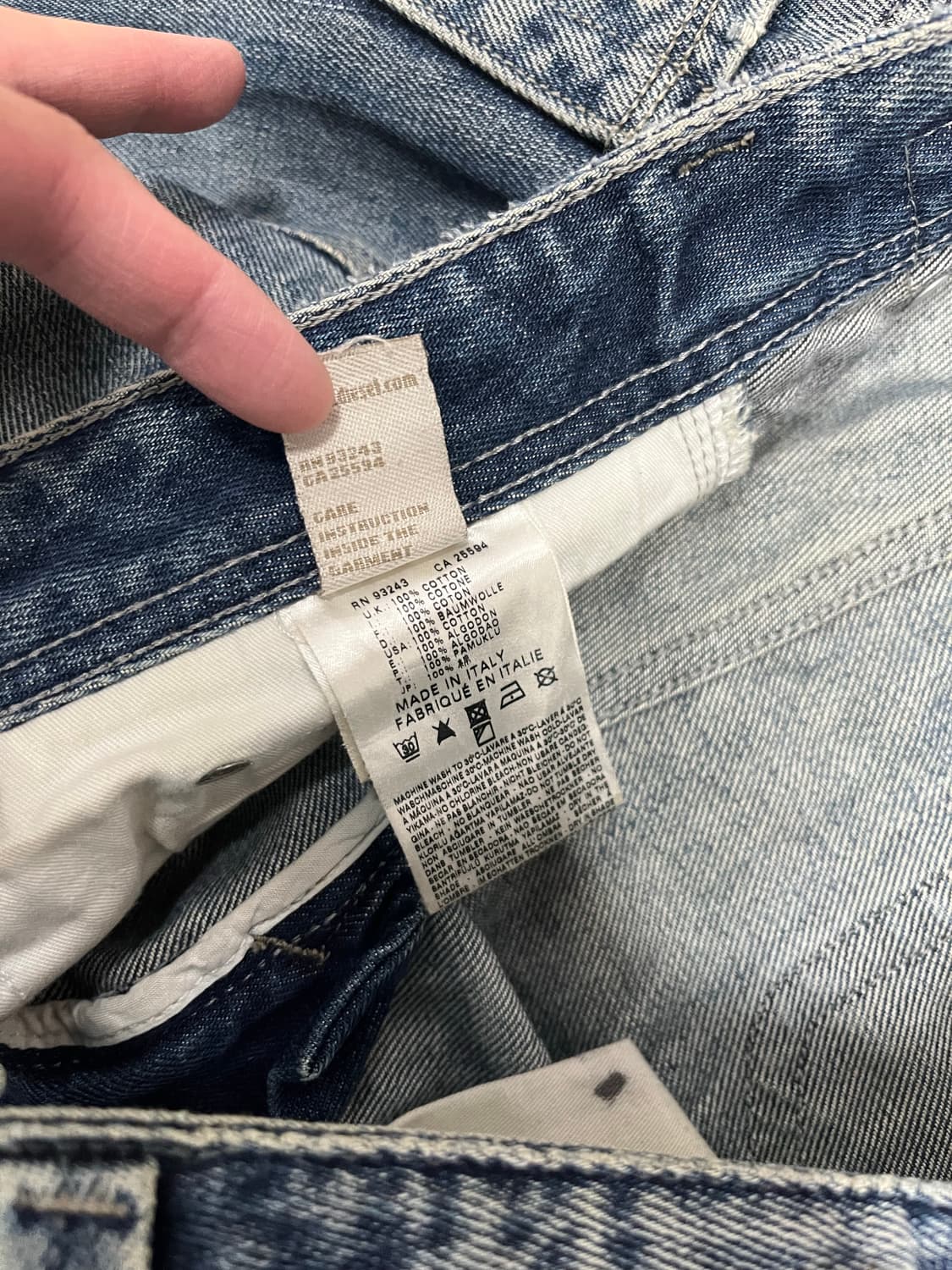 디젤 타나즈 청바지 32 상품이미지10