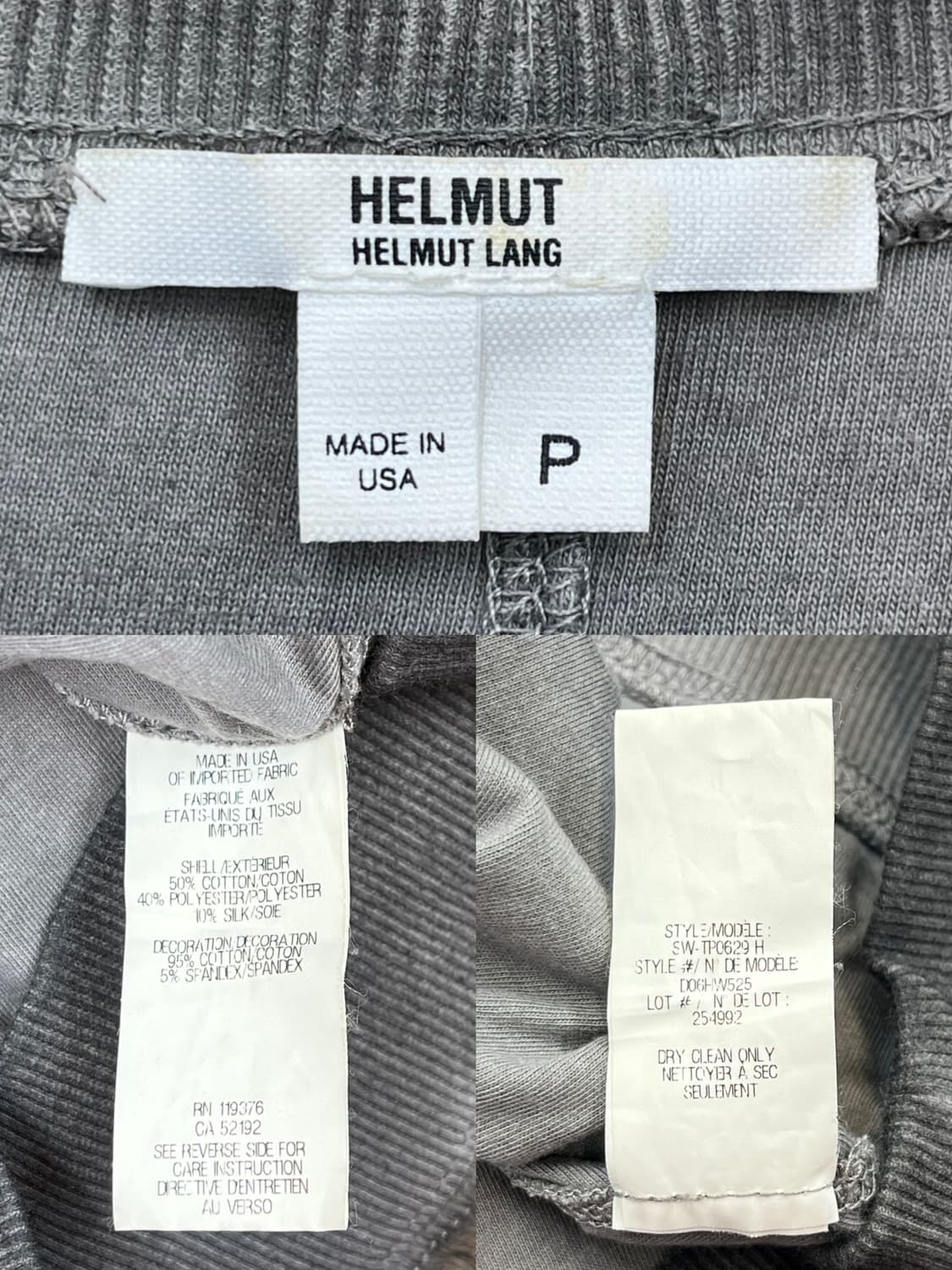 헬무트랭 쉬폰 레이어드 탑 상품이미지6