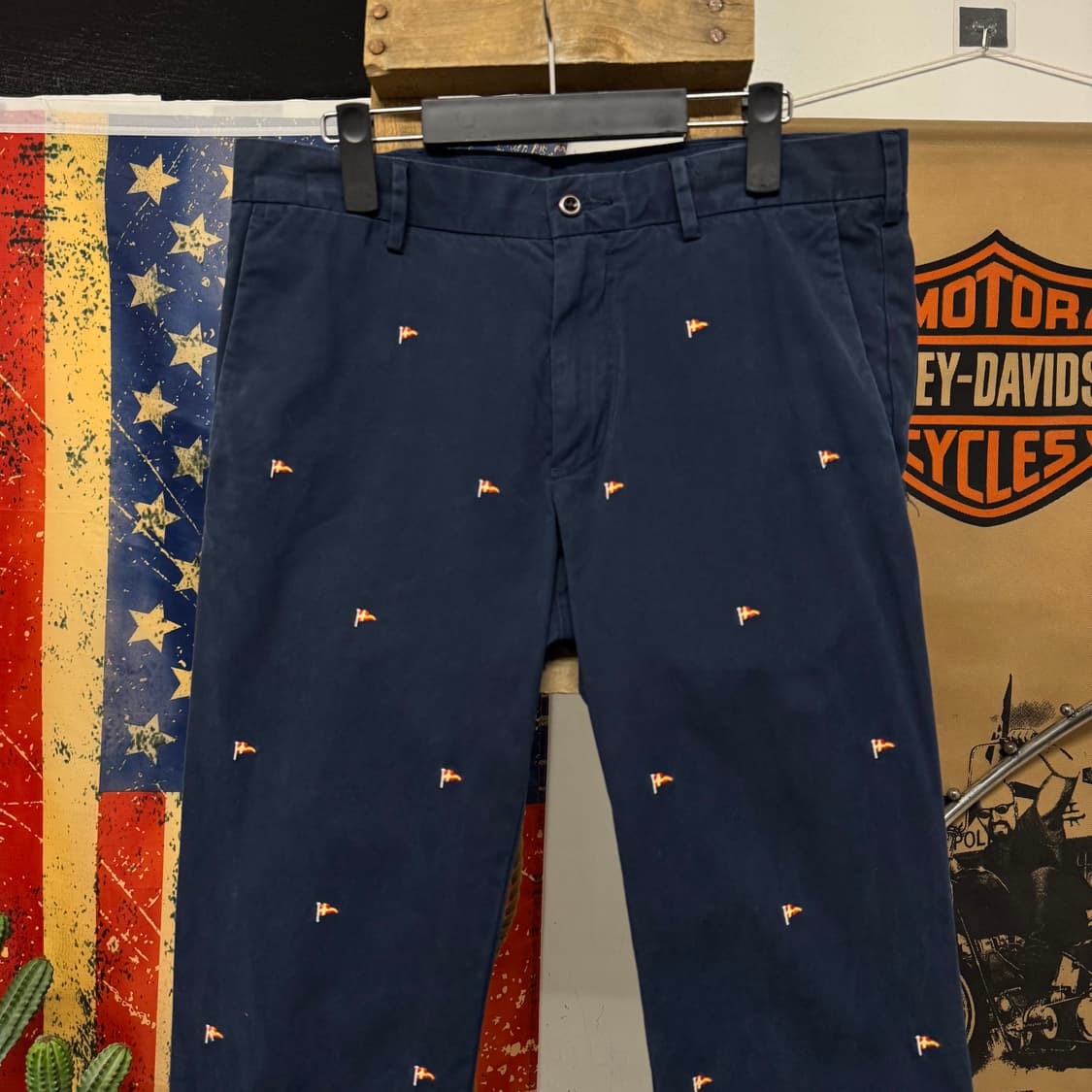 폴로 랄프로렌 신형 모델 페넌트 플래그 로고 클래식 치노 팬츠 N312 상품이미지4