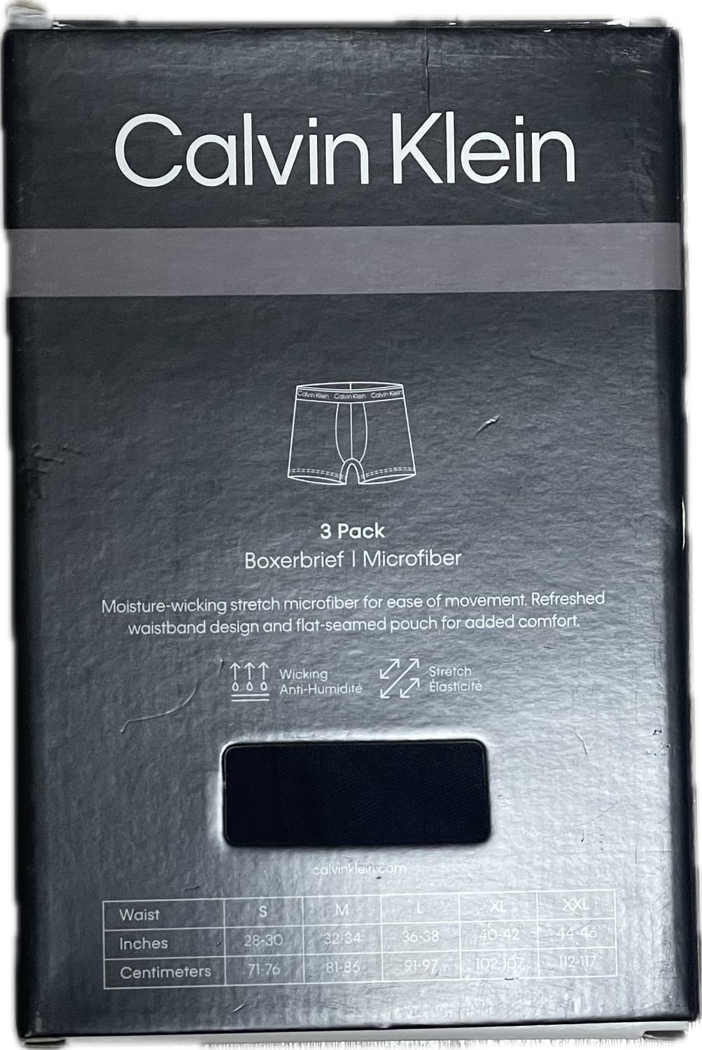 새상품 캘빈클라인 남성 마이크로화이버 박서 브리프 블랙 L 상품이미지2