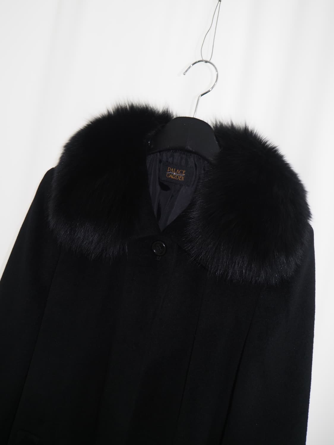 PLACE DE GARDEN fox fur collar coat  상품이미지2