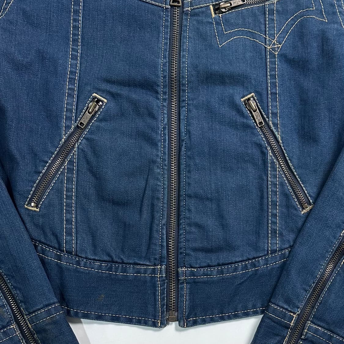 리바이스 타입원 지퍼디테일 데님 자켓 상품이미지4