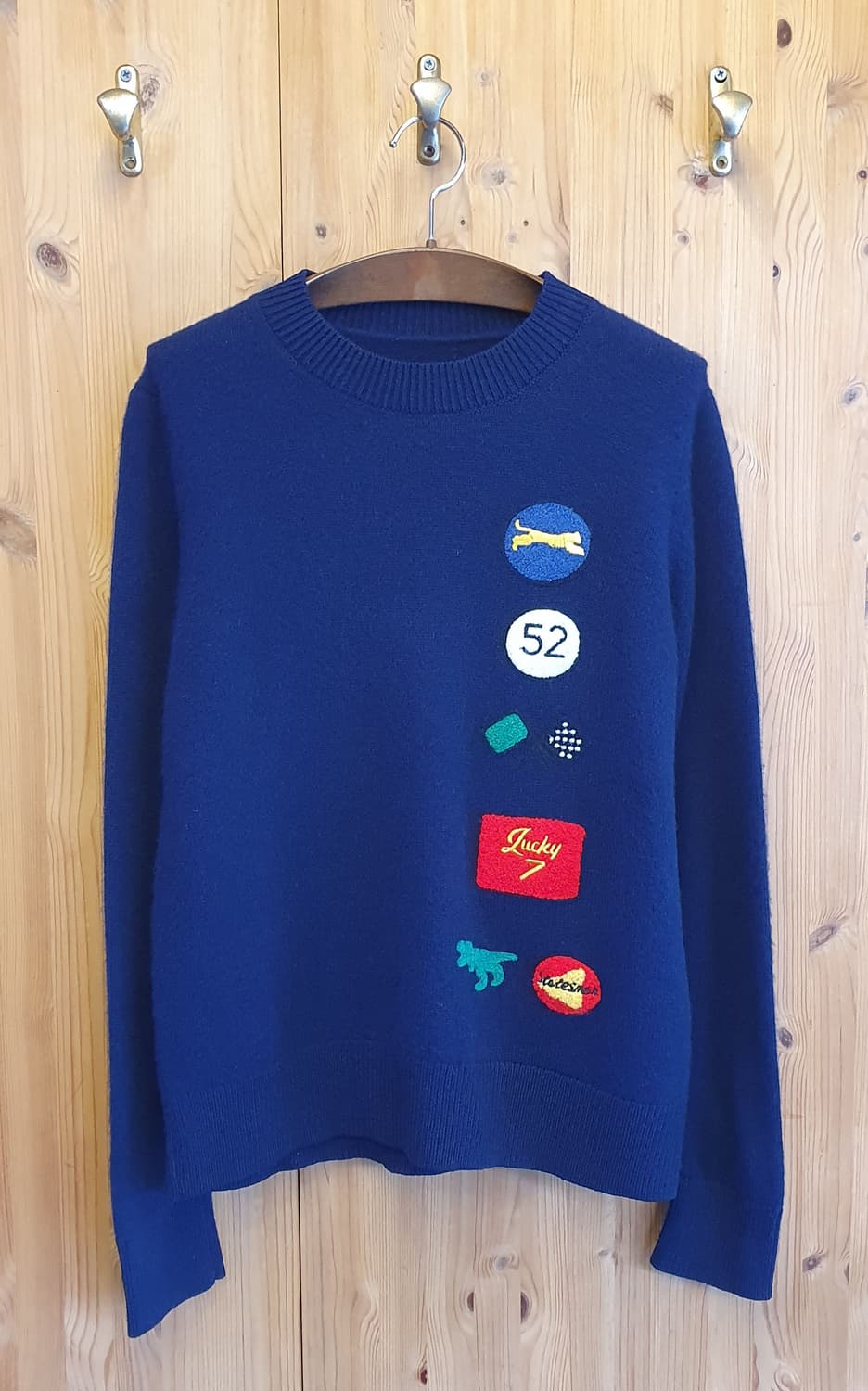 66.Cashmere 패치 니트 상품이미지1