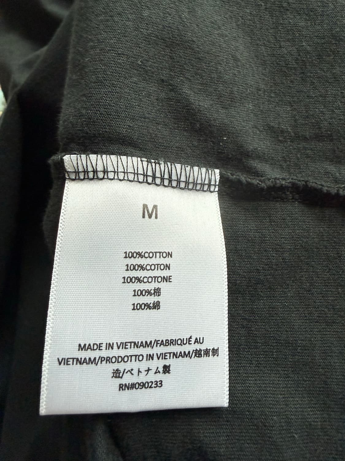 (M) 에센셜 피어오브갓 롱슬리브 티셔츠 블랙 상품이미지3