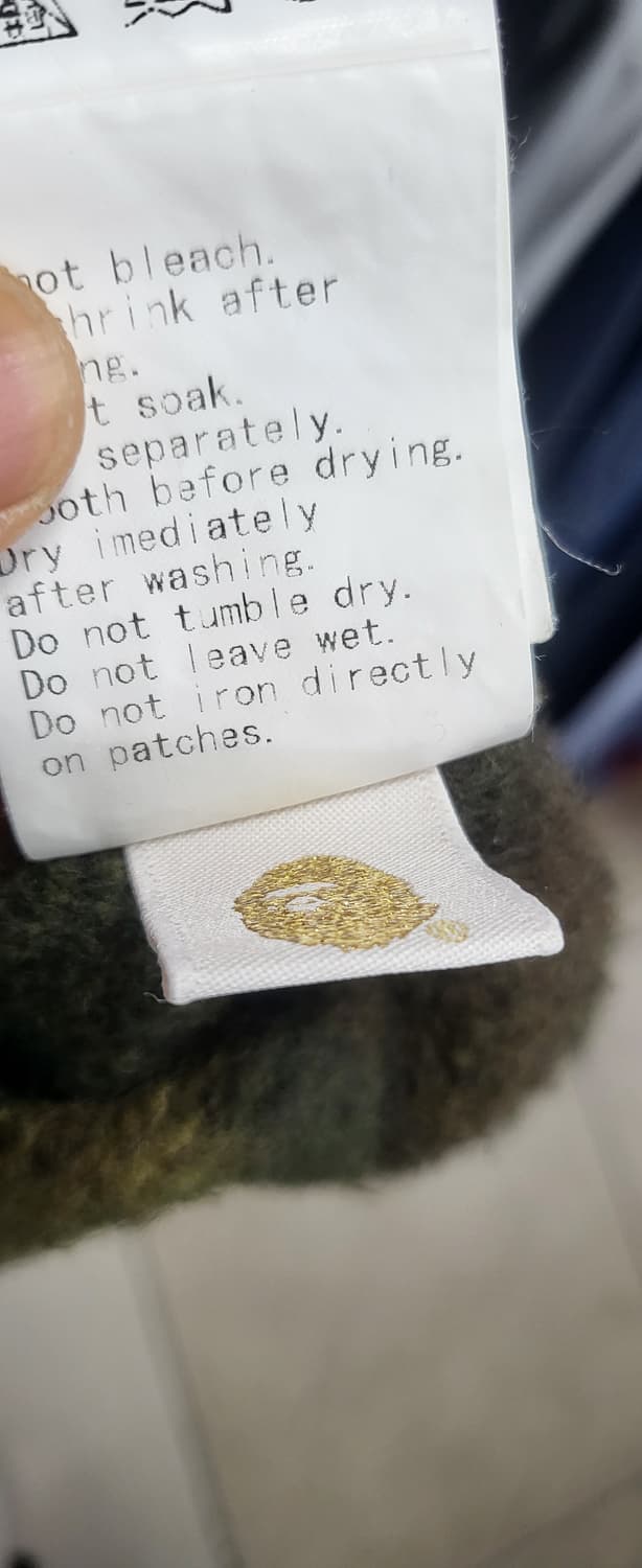 베이프 카모 맨투맨 M 상품이미지5