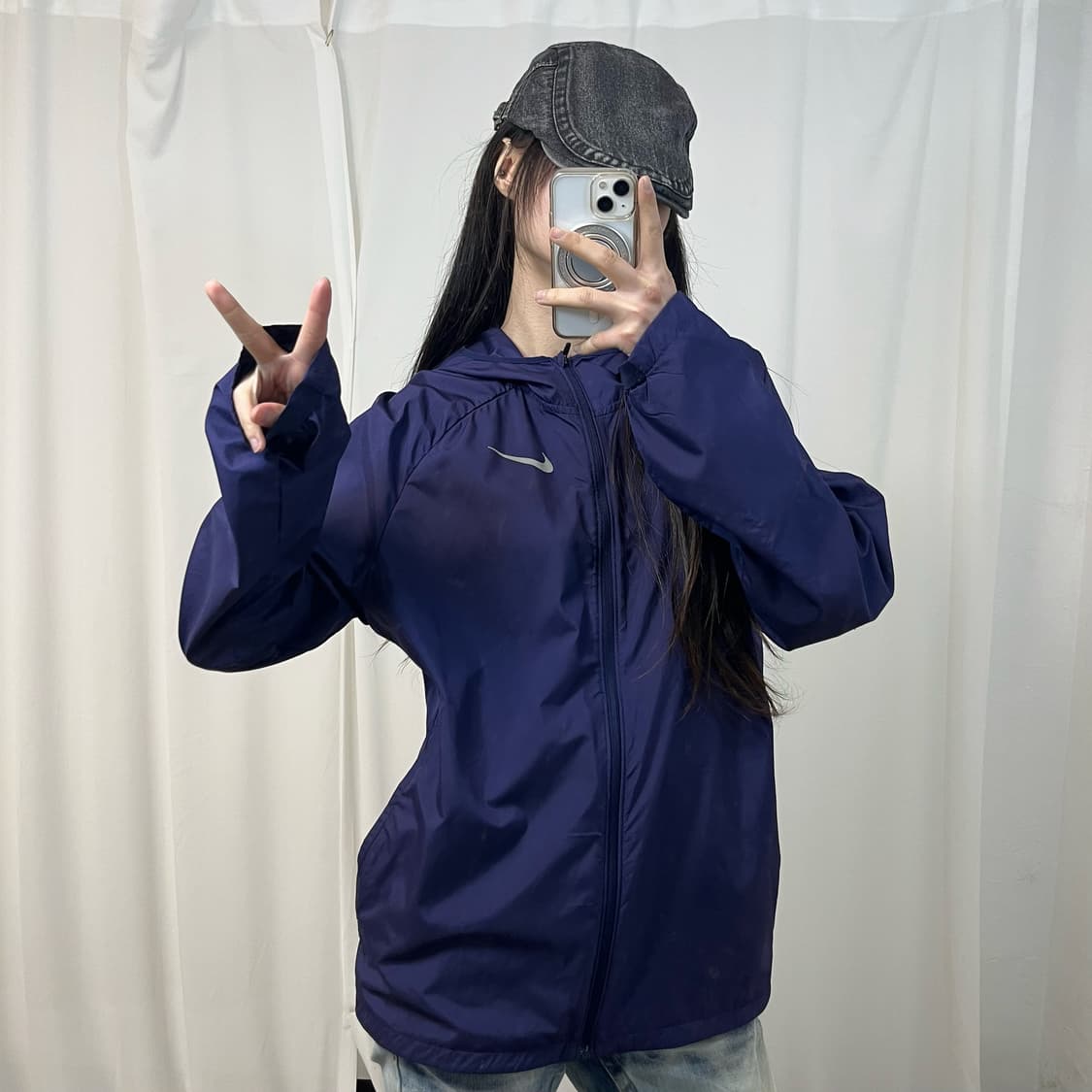 Nike Purple Running Windbreaker 상품이미지2
