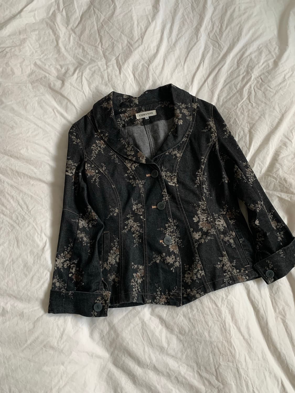플라워 데님 자켓 상품이미지2