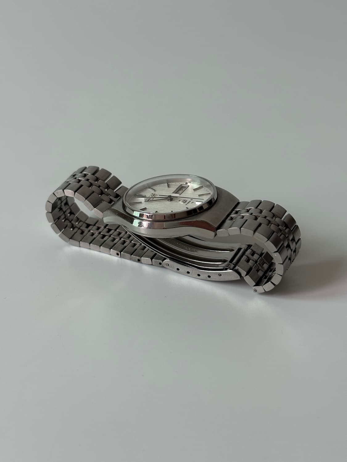 1970s Type2 Texture Dial Silver Quartz  상품이미지4