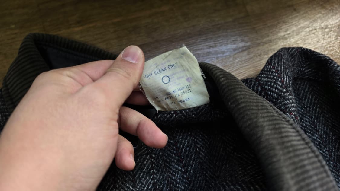 울리치 헤링본 코듀로이 카라 셔츠 자켓 L 싸이즈 105 USA 상품이미지5