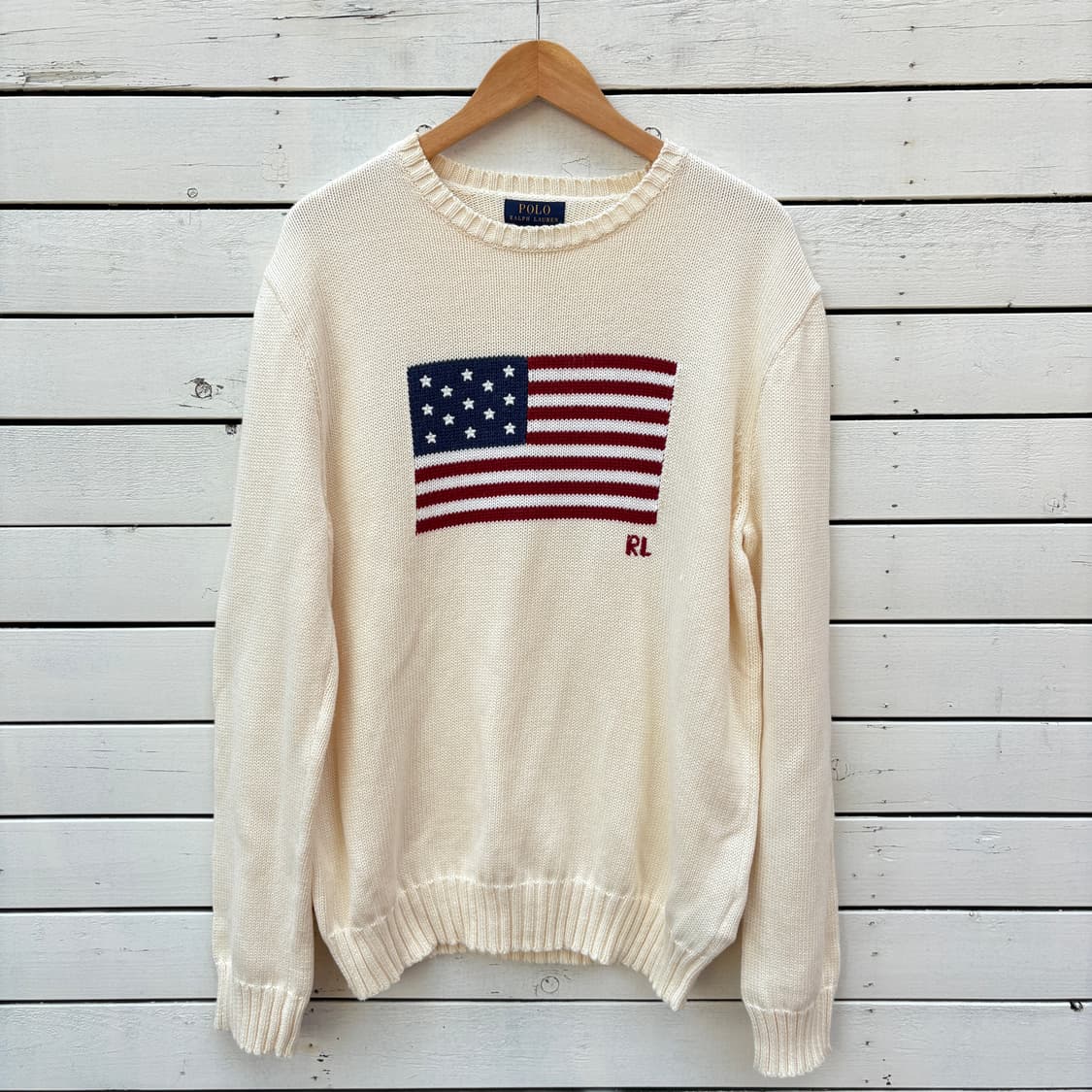 Polo 폴로 made in usa 성조기 니트 상품이미지1