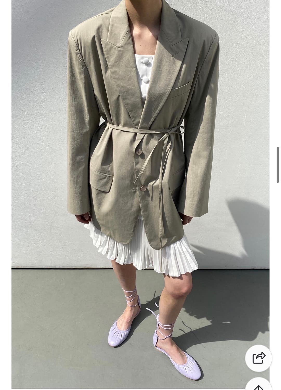 새상품) 드래곤블루스 드라이 터치 박시 싱글 스트랩 자켓 M 상품이미지6