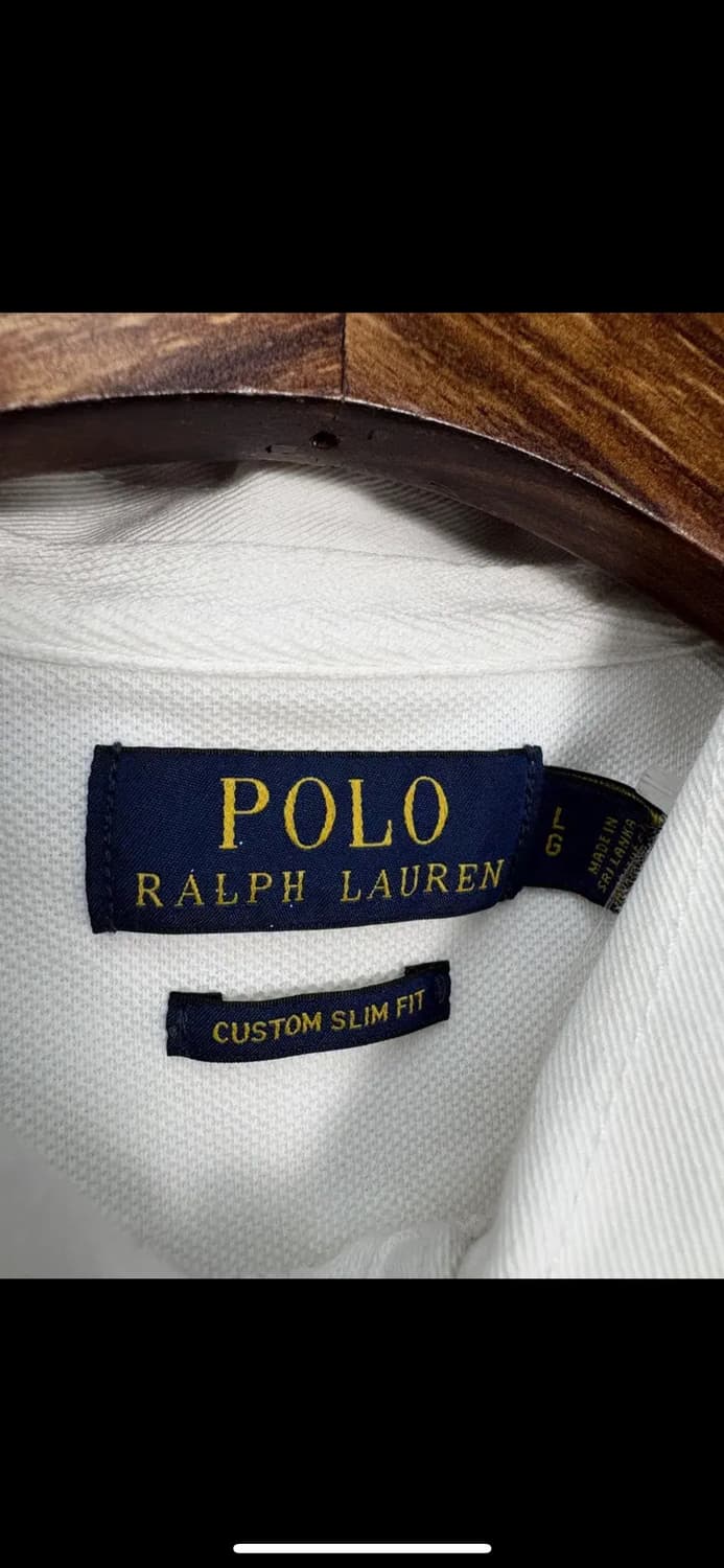 폴로랄프로렌 신형 성조기 백로고 화이트 카라넥하프티셔츠 H2407 상품이미지7