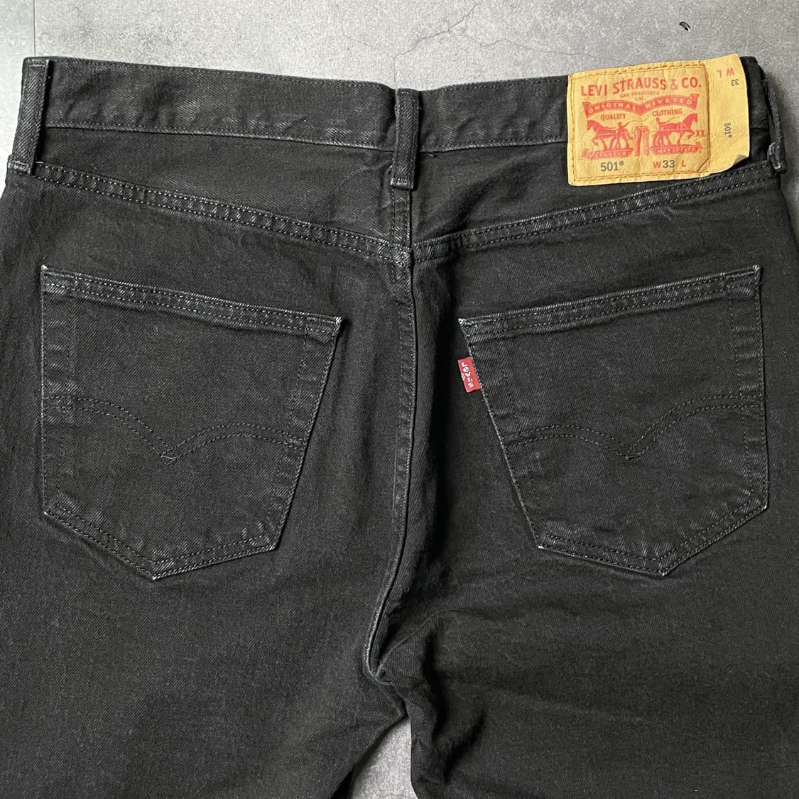 LEVI'S 리바이스501 빈티지 블랙 데님 하프팬츠 A00992 상품이미지6