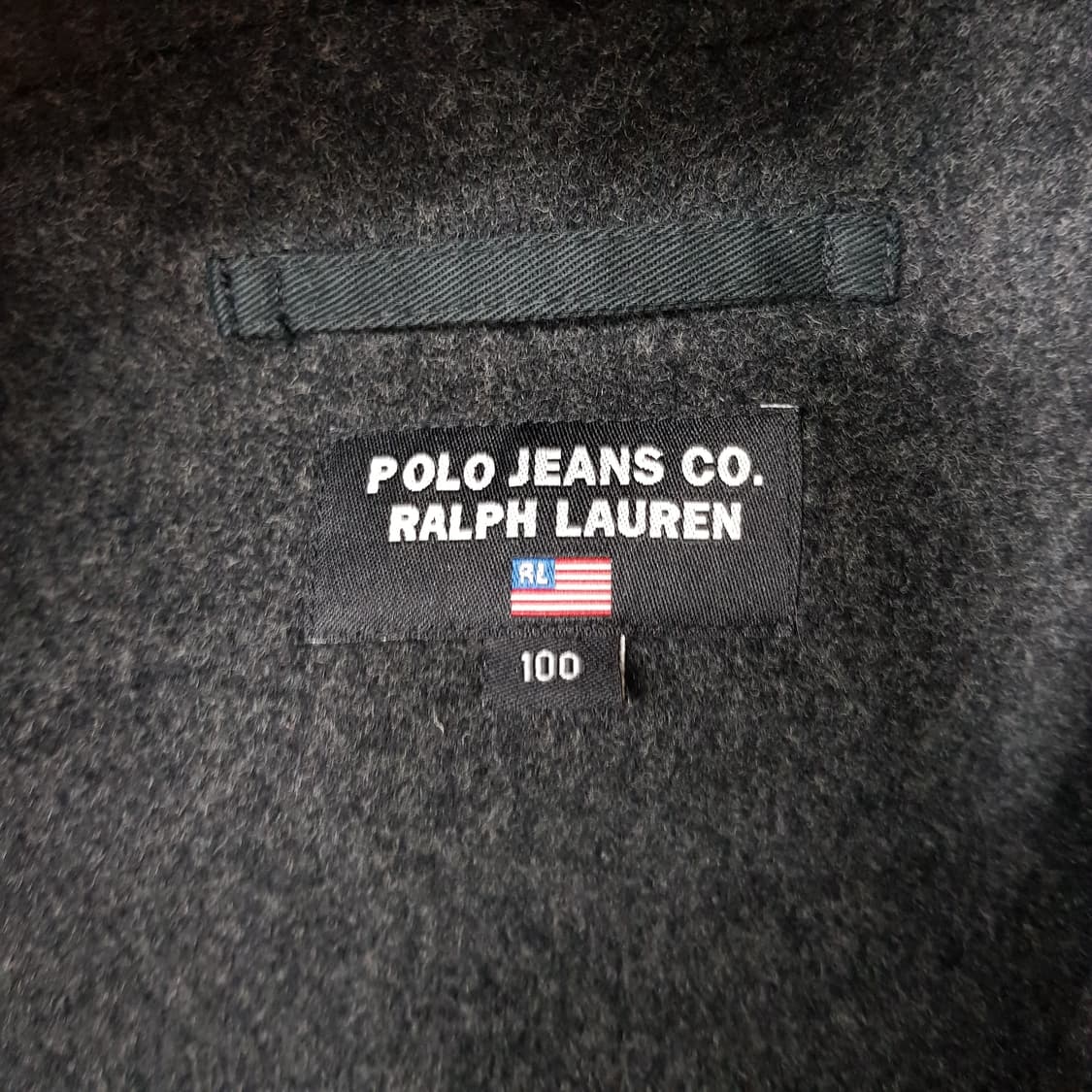 폴로진스 울소재 더플 롱코트 100사이즈 상품이미지6