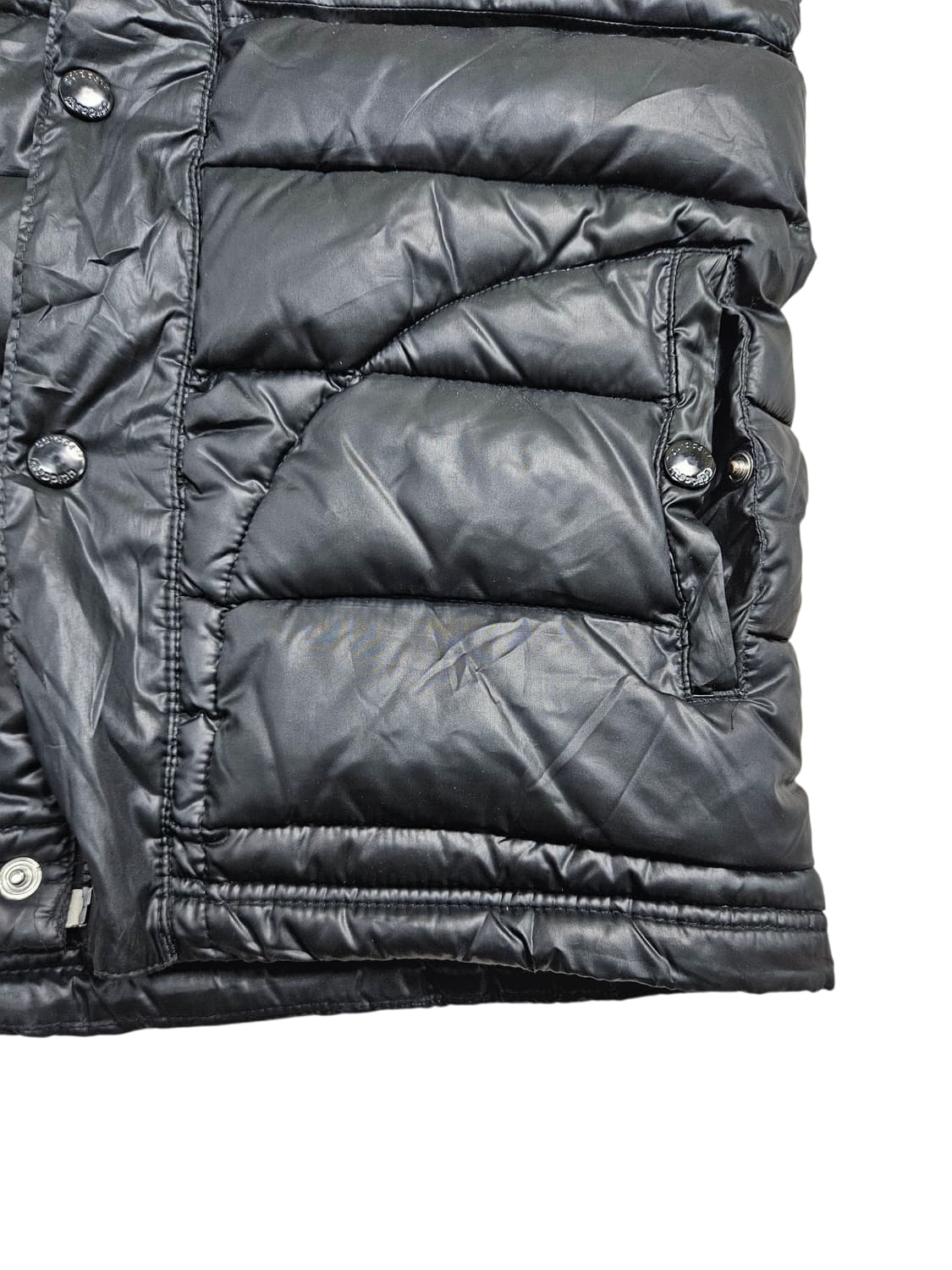 아디다스 유광 패딩조끼 블랙 상품이미지5