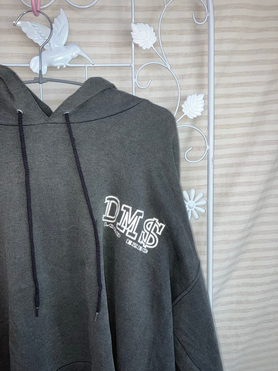 빈티지 차콜 DMS 후드티 y2k 스트릿 갸루 펑키 일본빈티지531  상품이미지4