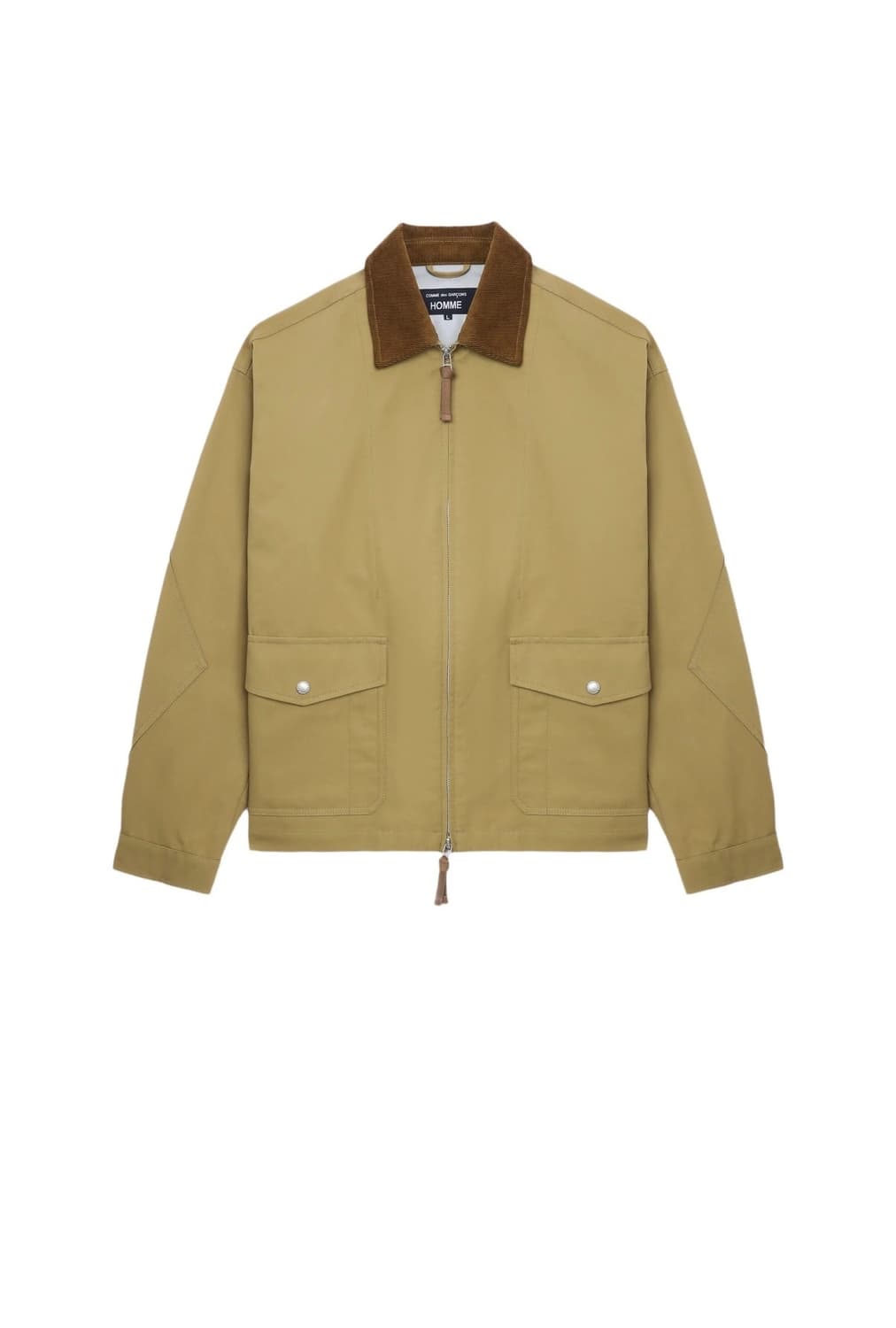 꼼데가르송옴므 25fw 코듀로이칼라 트리플레이어 트러커쟈켓 L 상품이미지1