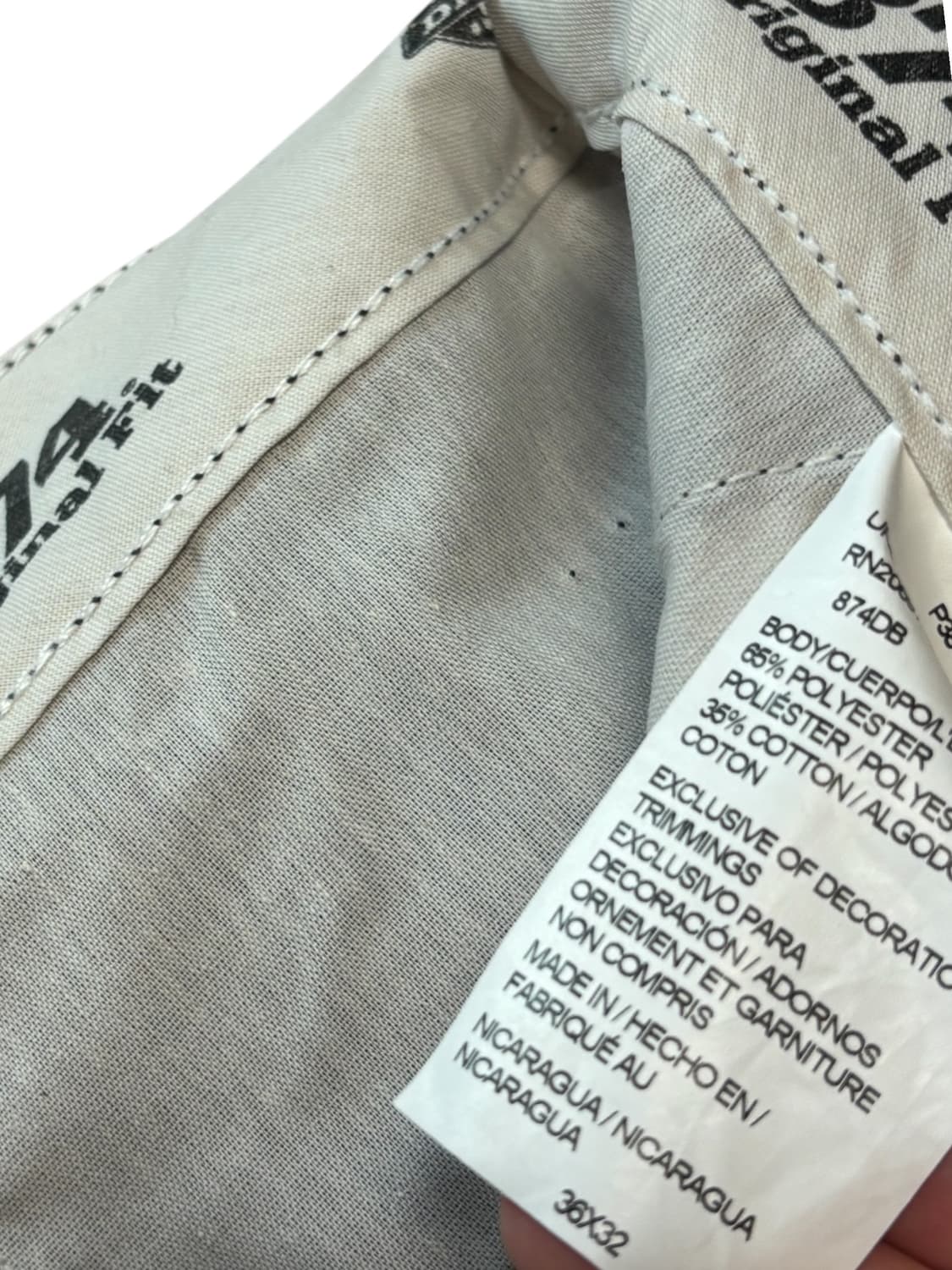 디키즈 874 오리지널 다크브라운 치노 팬츠 상품이미지10