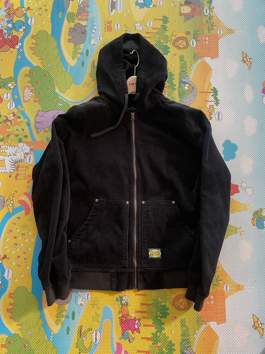 퍼킹어썸 코듀로이 후드집업 L 상품이미지1